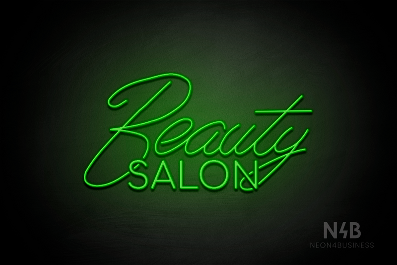 "Beauty SALON" (Cooper font) - LED neon sign