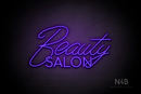 "Beauty SALON" (Cooper font) - LED neon sign