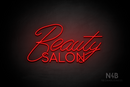"Beauty SALON" (Cooper font) - LED neon sign