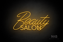 "Beauty SALON" (Cooper font) - LED neon sign