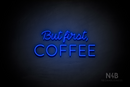 "But first, COFFEE" (Neko Demo - Castle font) - LED neon sign