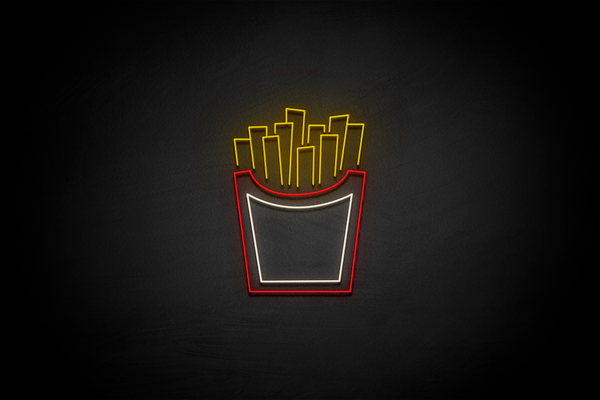 Fries (Chips) - LED neon sign