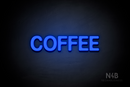 "COFFEE" (Adventure font) - LED neon sign