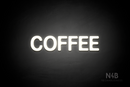 "COFFEE" (Adventure font) - LED neon sign