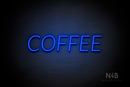 "COFFEE" (Optika font) - LED neon sign