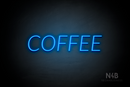 "COFFEE" (Optika font) - LED neon sign