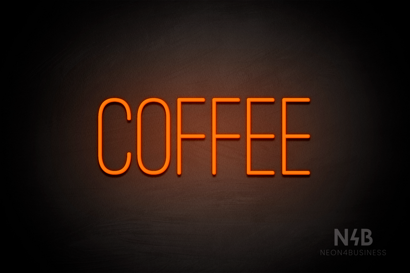 "COFFEE" (Diamond font) - LED neon sign