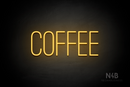 "COFFEE" (Diamond font) - LED neon sign