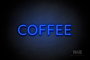 "COFFEE" (Castle font) - LED neon sign
