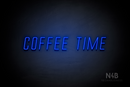 "COFFEE TIME" (Naturally Expanded font) - LED neon sign