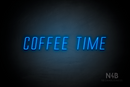 "COFFEE TIME" (Naturally Expanded font) - LED neon sign