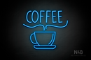 "COFFEE" bottom cup (Star font) - LED neon sign