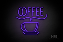 "COFFEE" bottom cup (Star font) - LED neon sign