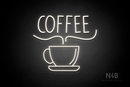 "COFFEE" bottom cup (Star font) - LED neon sign
