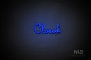 "Closed" (Kidplay font) - LED neon sign