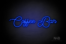"Coffee Bar" (Tulips font) - LED neon sign