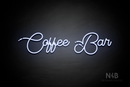 "Coffee Bar" (Tulips font) - LED neon sign
