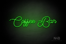 "Coffee Bar" (Tulips font) - LED neon sign