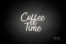 "Coffee Time" (Magician font) - LED neon sign