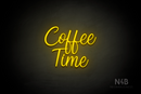"Coffee Time" (Magician font) - LED neon sign