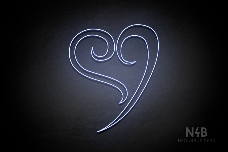 Cursive Heart - LED neon sign