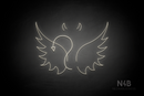 Devil Wings and Horn - LED neon sign