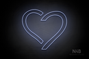 Disconnected heart - LED neon sign