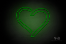 Disconnected heart - LED neon sign