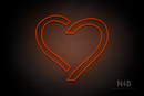 Disconnected heart - LED neon sign