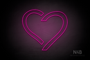 Disconnected heart - LED neon sign