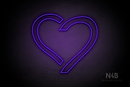 Disconnected heart - LED neon sign