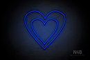Double Heart - LED neon sign