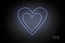 Double Heart - LED neon sign