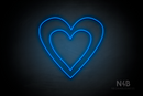 Double Heart - LED neon sign