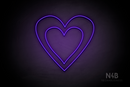 Double Heart - LED neon sign