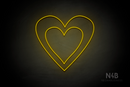 Double Heart - LED neon sign