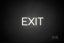 "EXIT" (Cooper font) - LED neon sign