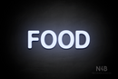 "FOOD" (Adventure font) - LED neon sign