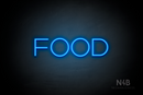 "FOOD" (Reason font) - LED neon sign