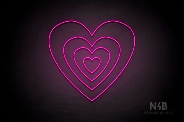 Loop Heart - LED neon sign