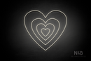 Loop Heart - LED neon sign