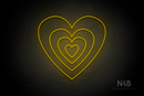 Loop Heart - LED neon sign