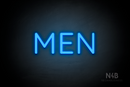 "MEN" (Mountain font) - LED neon sign