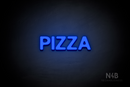 "PIZZA" (Adventure font) - LED neon sign
