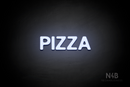 "PIZZA" (Adventure font) - LED neon sign