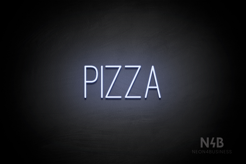 "PIZZA" (Diamond font) - LED neon sign