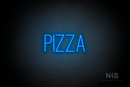 "PIZZA" (Diamond font) - LED neon sign