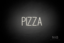 "PIZZA" (Diamond font) - LED neon sign