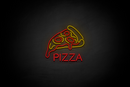 Pizza ("PIZZA" at the bottom Brilliant font) - LED neon sign
