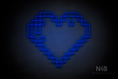 Pixel Heart - LED neon sign